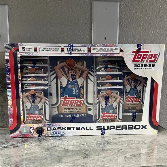 NIB Topps BasketbalL Superbox factory sealed - Picture 1 of 9